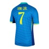 Camiseta de fútbol Brasil Vini JR 7 Segunda Equipación 2024 - Hombre